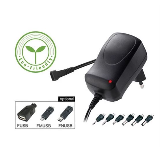 Adaptér napájecí 3-12V 600mA 